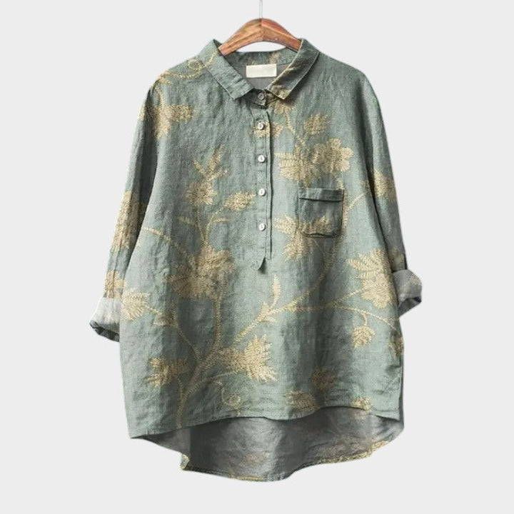 Louna | Elegante Bluse mit Blumenmuster