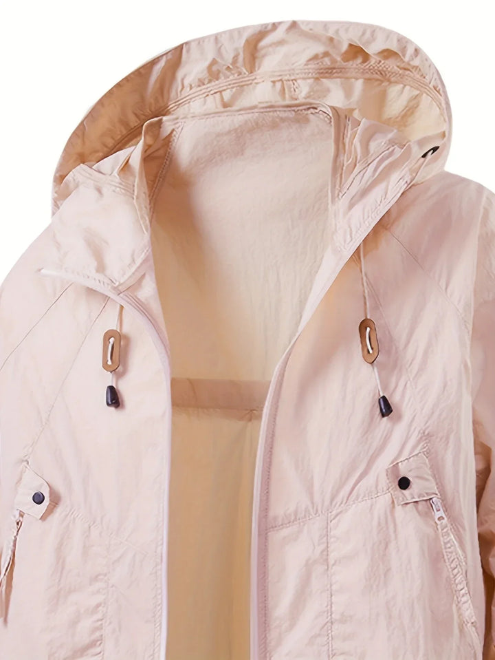 Lucan | Wasserdichter Outdoor-Windbreaker mit verstellbarer Kapuze
