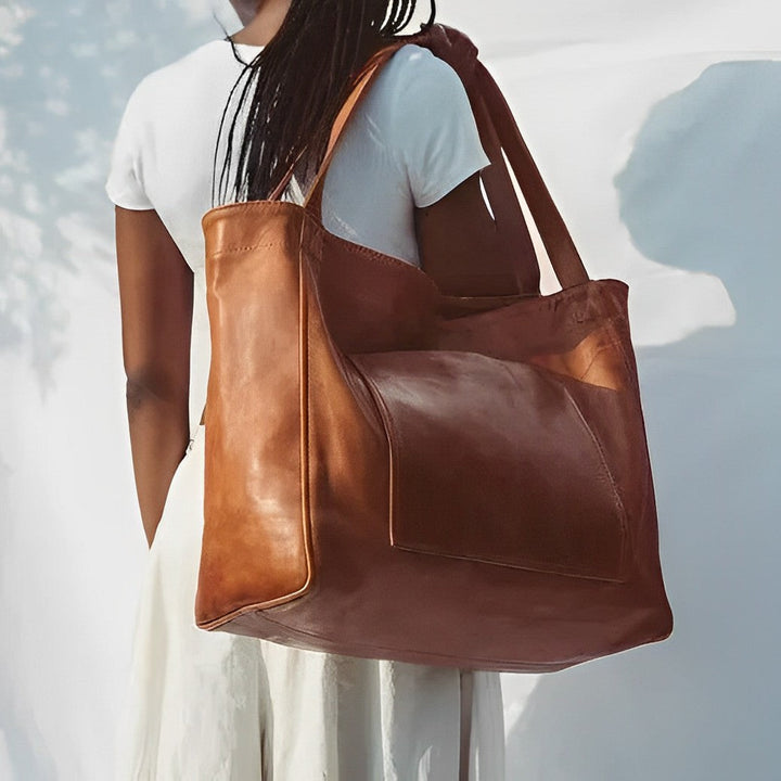 Amelia- Vintage-Leder-Umhängetasche