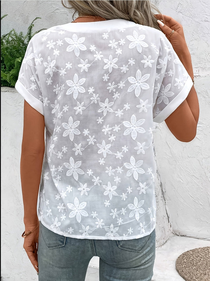 Cyra | Elegante weiße Bluse