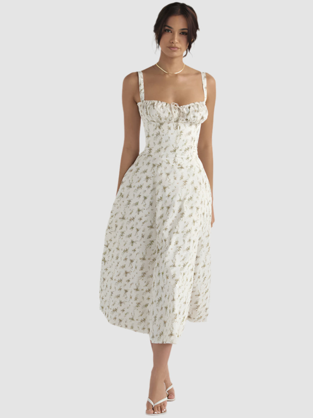 Lorivelle – Midi-Kleid mit eleganter Silhouette und zeitlosem Stil
