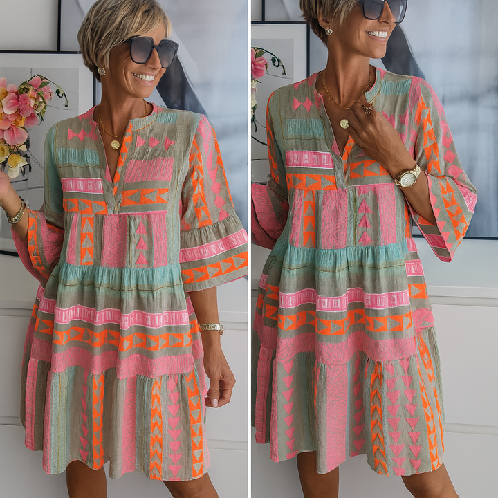 Stacey – Besticktes Sommerkleid Mini