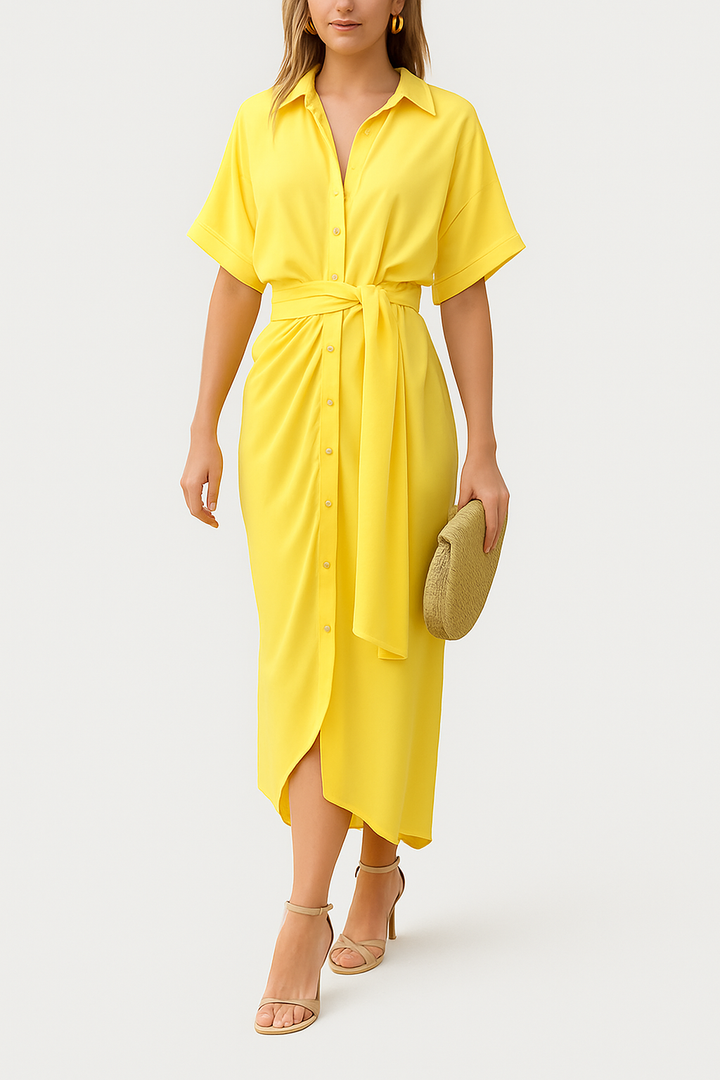 Avenelle – Modisches Sommerkleid mit A-Linien-Schnitt und Frischen Mustern