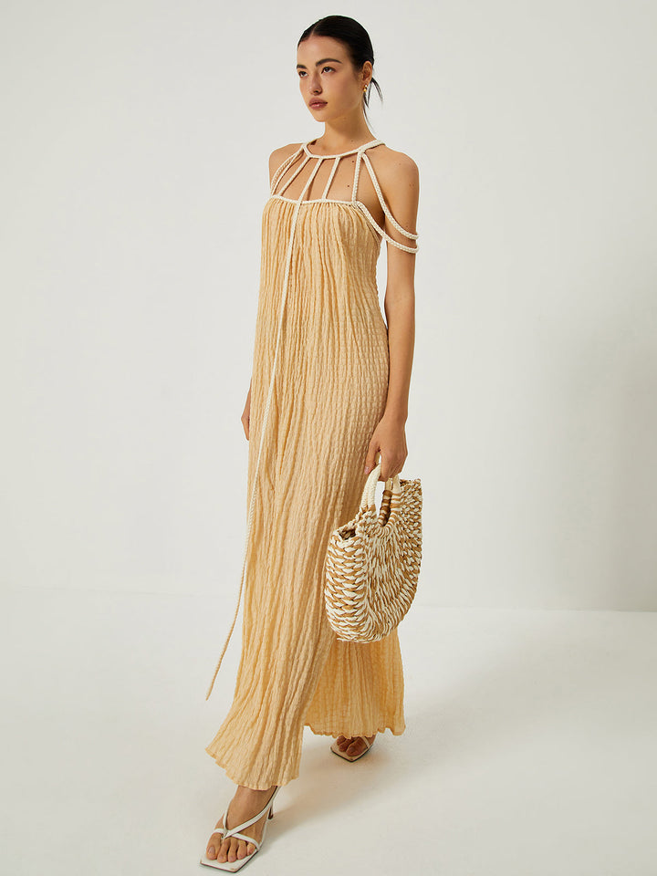 Jairah - Geflochtenes Boho-Kleid