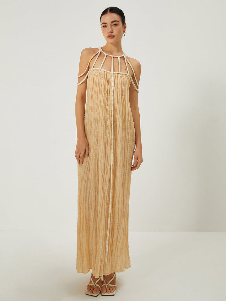 Jairah - Geflochtenes Boho-Kleid