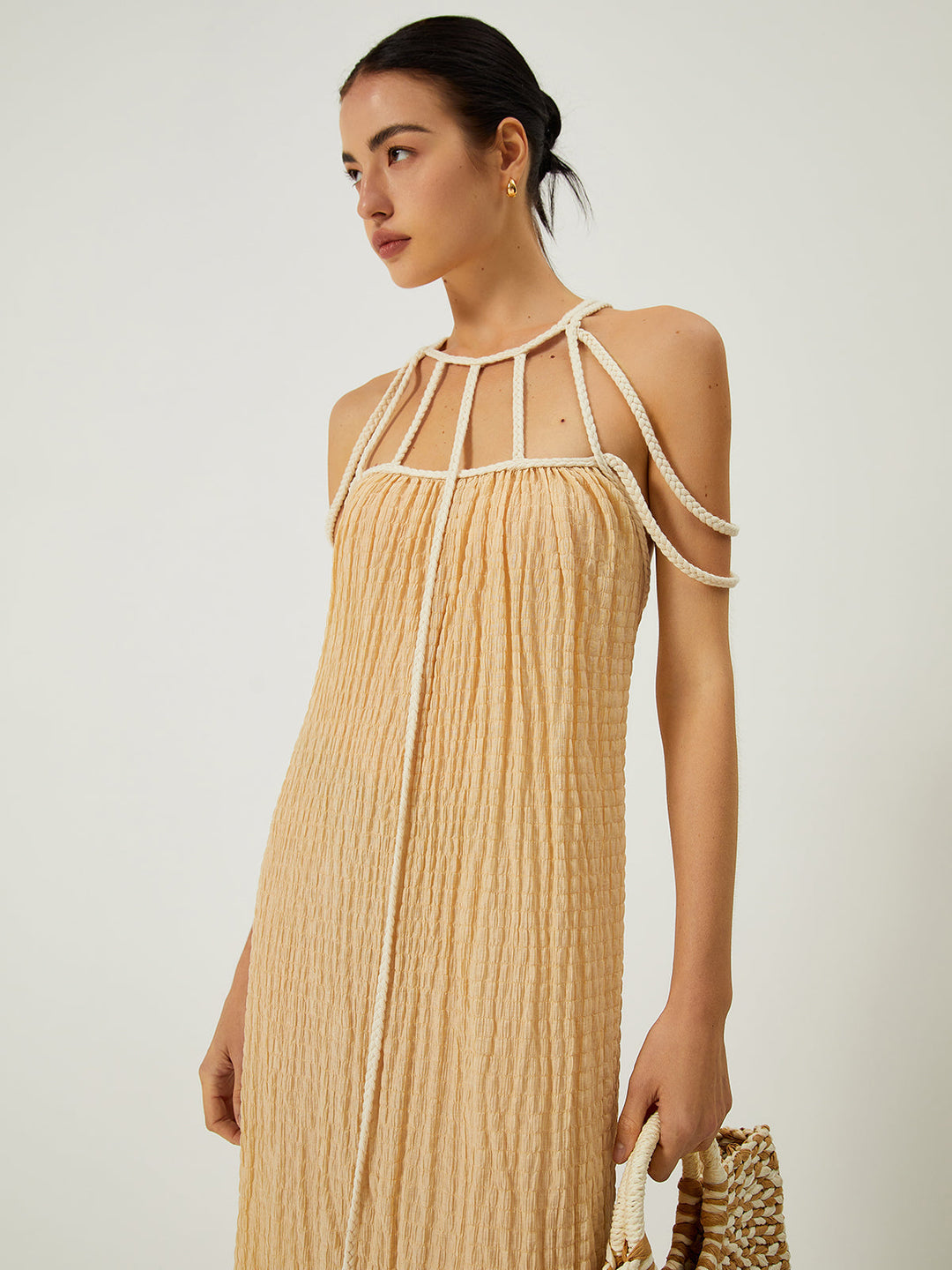 Jairah - Geflochtenes Boho-Kleid