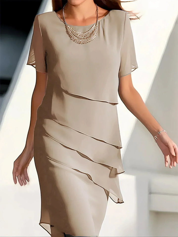 Mona  - Stilvolles Kleid mit Bauchbedeckung