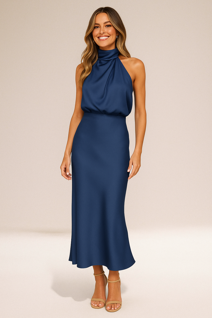 Elara | Glamouröse satinierte Kleid