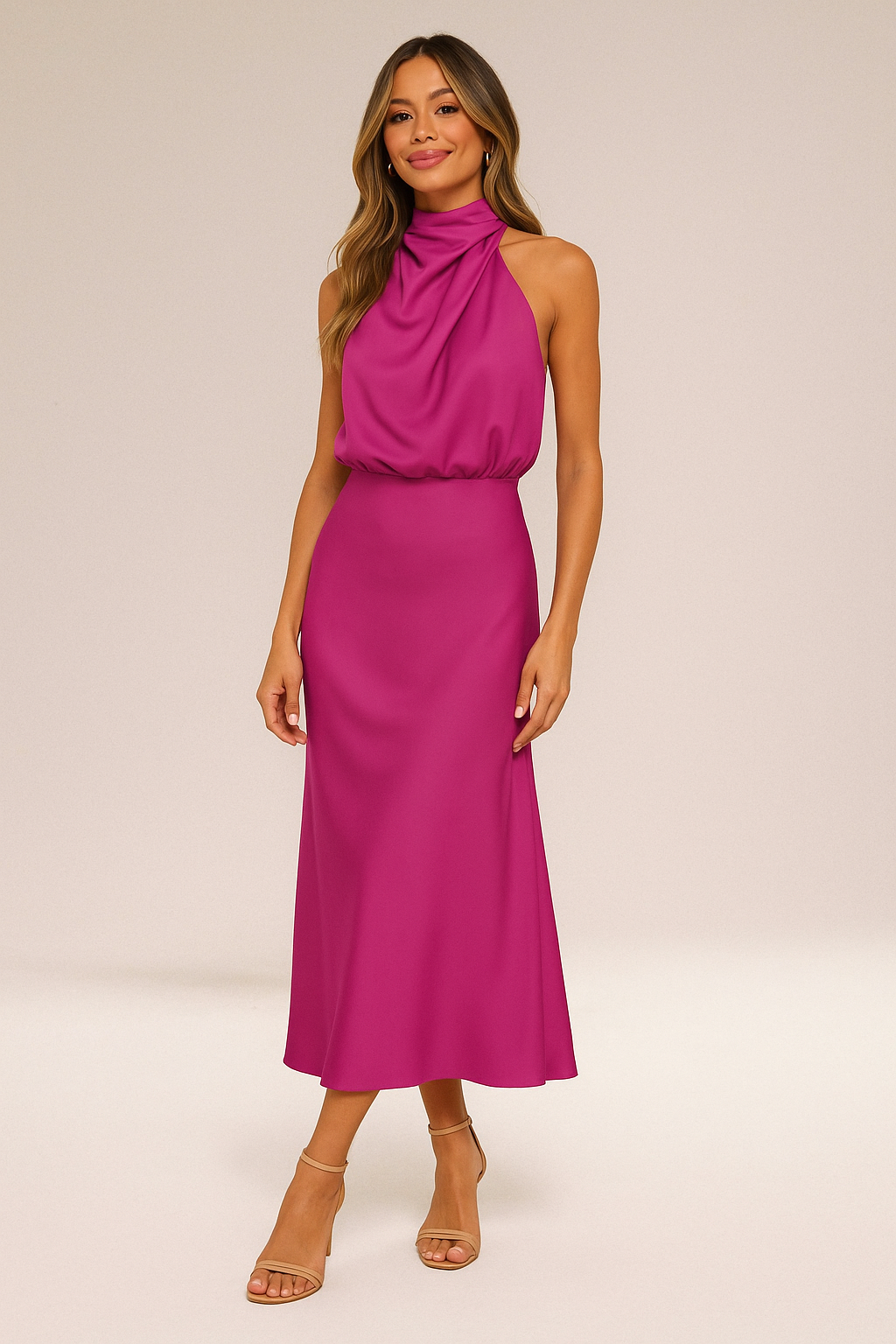 Elara | Glamouröse satinierte Kleid