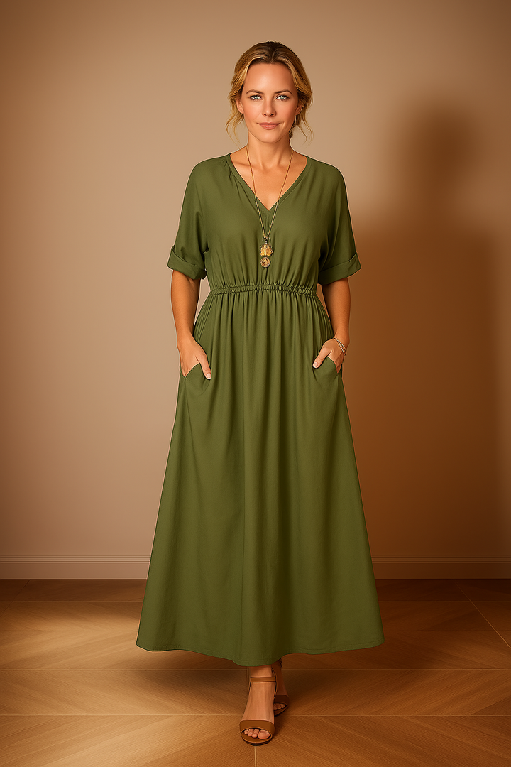Gertrud | Langes Sommerkleid im Vintage-Stil