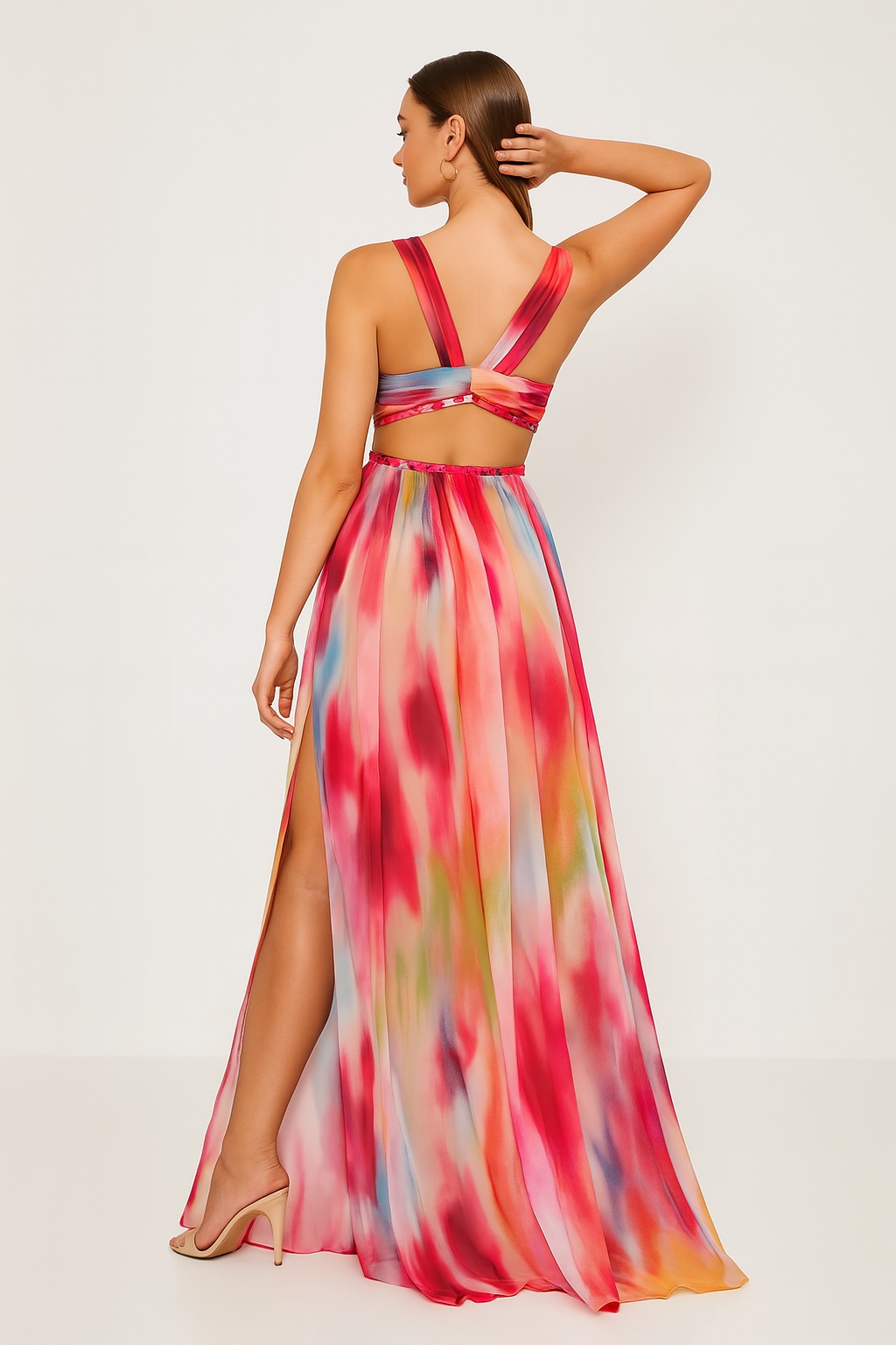 Freya | Bemaltes Maxikleid