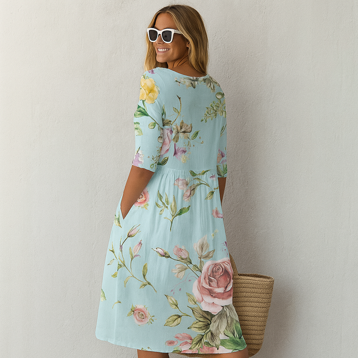 Mara | Elegante Blumenrobe