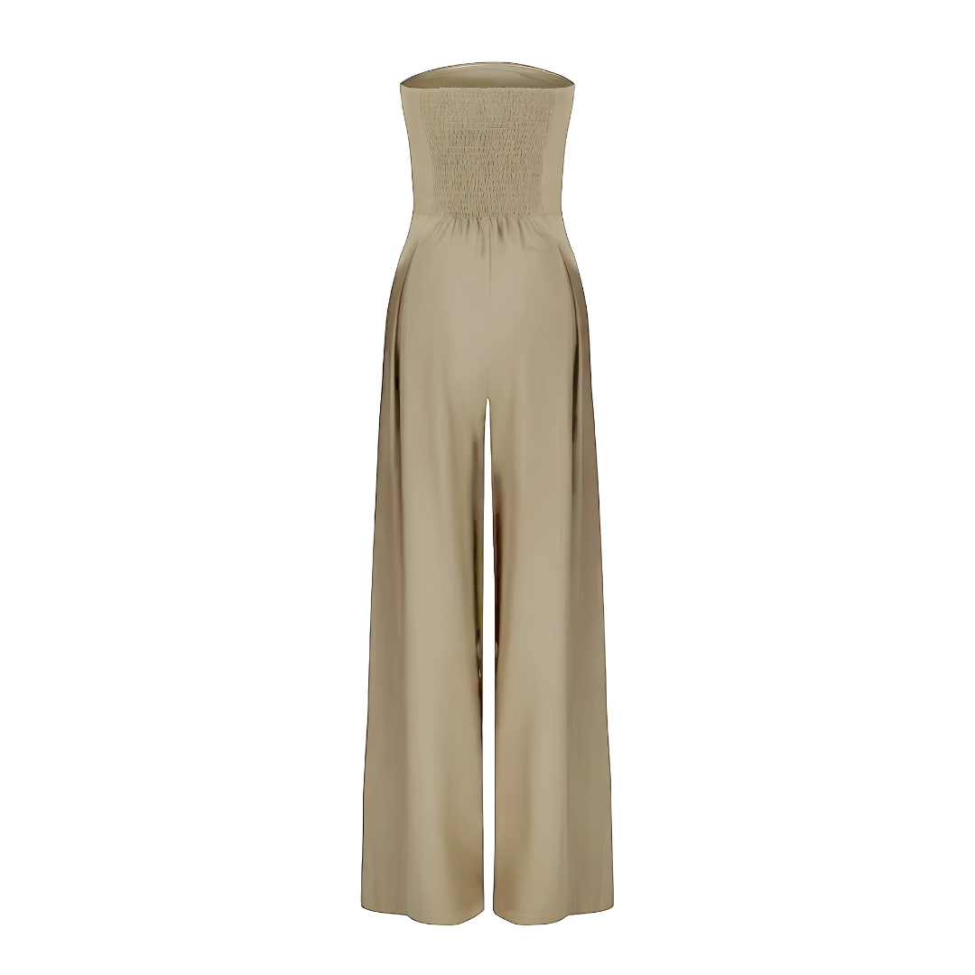 Alessia | Elegantes ärmelloses Hosenanzug mit weitem Bein