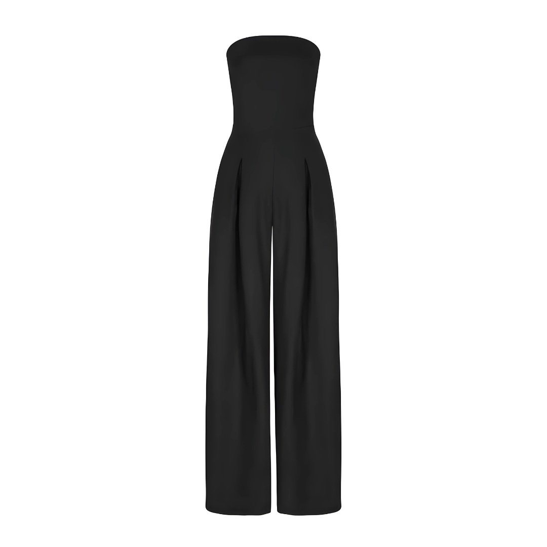 Alessia | Elegantes ärmelloses Hosenanzug mit weitem Bein