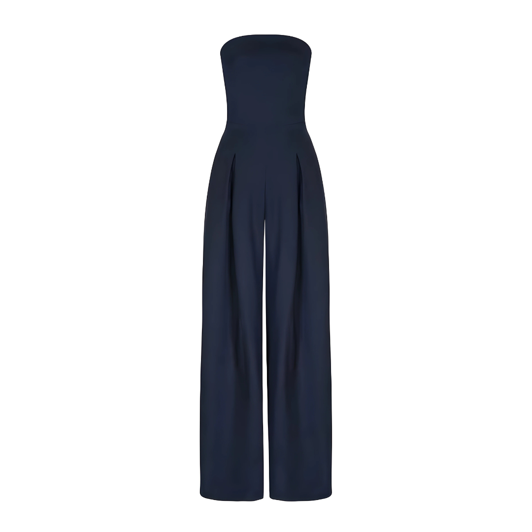 Alessia | Elegantes ärmelloses Hosenanzug mit weitem Bein