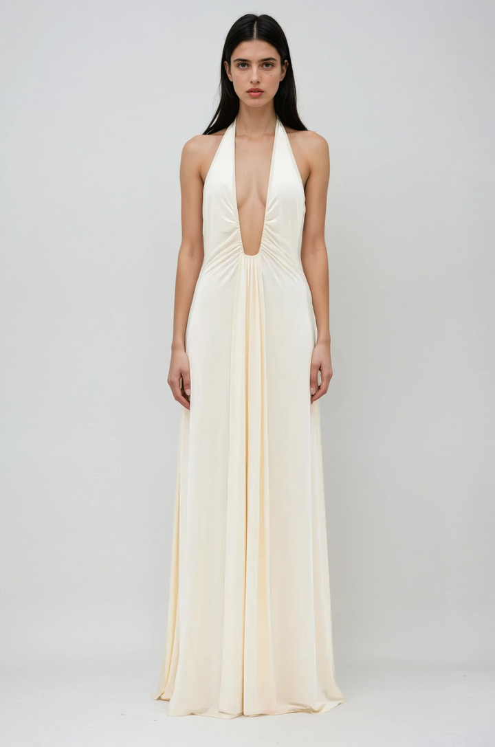 ALTHEA – Cupro Maxikleid