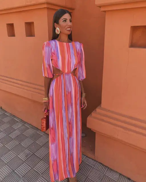 SOLA | Elegantes Kleid mit offenem Rücken