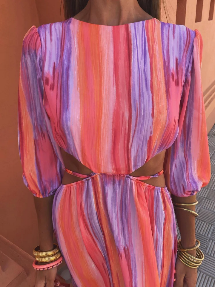 SOLA | Elegantes Kleid mit offenem Rücken