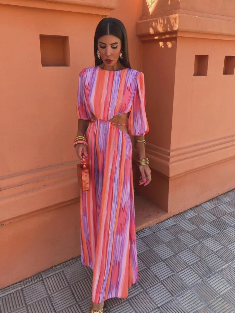 SOLA | Elegantes Kleid mit offenem Rücken