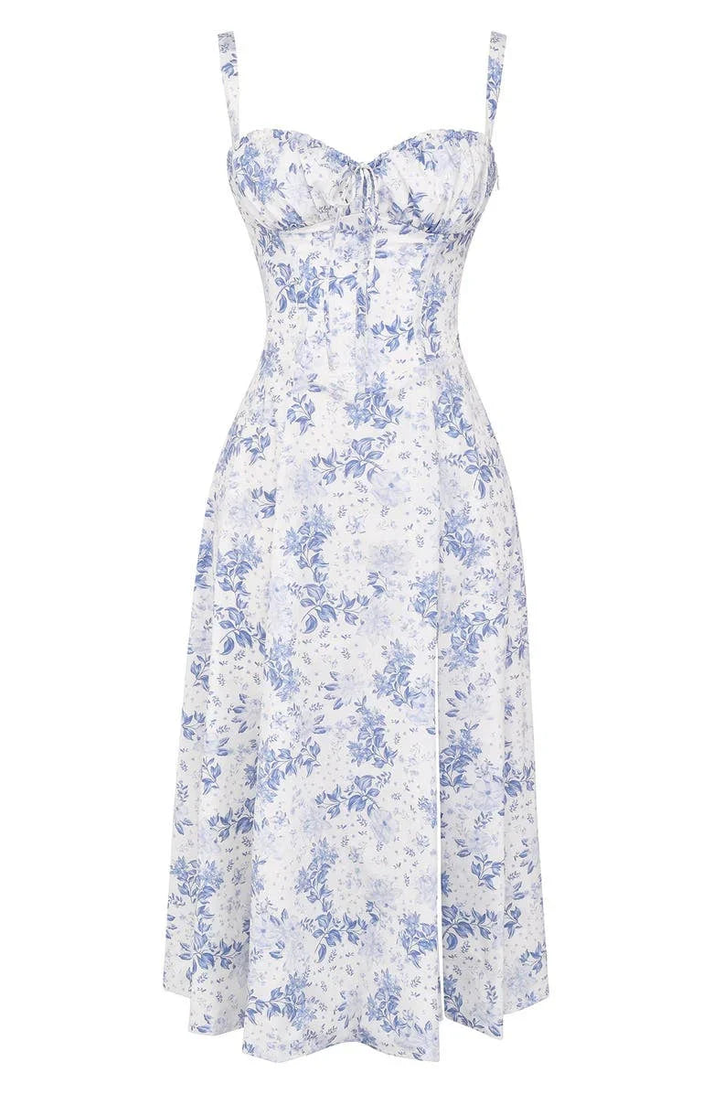 Midikleid ohne Ärmel Rosea