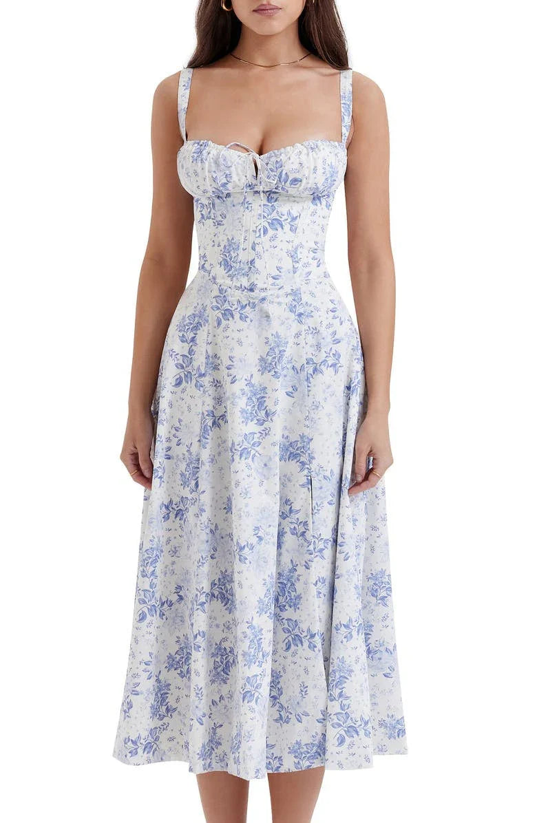 Midikleid ohne Ärmel Rosea