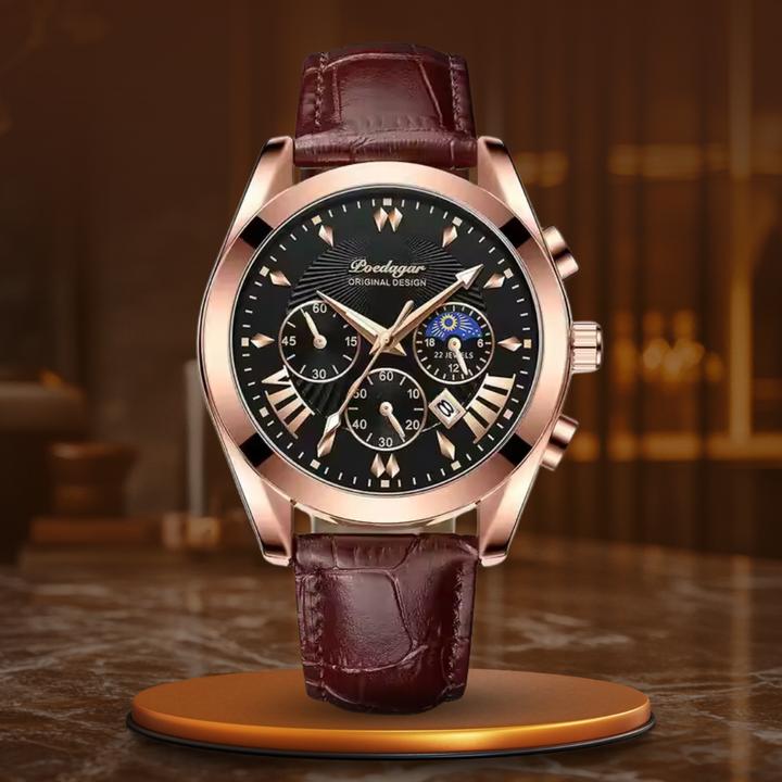 van Baerle - Elegantes Lederarmband für Uhr