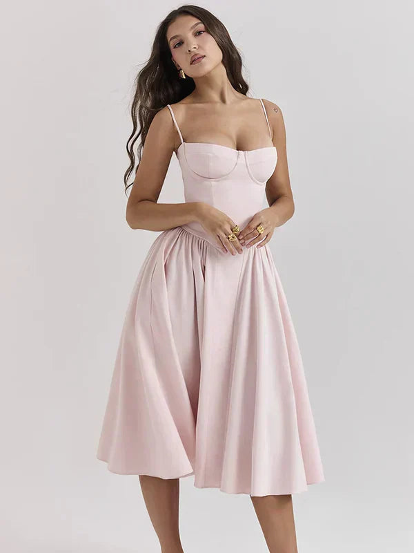 Zaniyah| Retro Midi Kleid