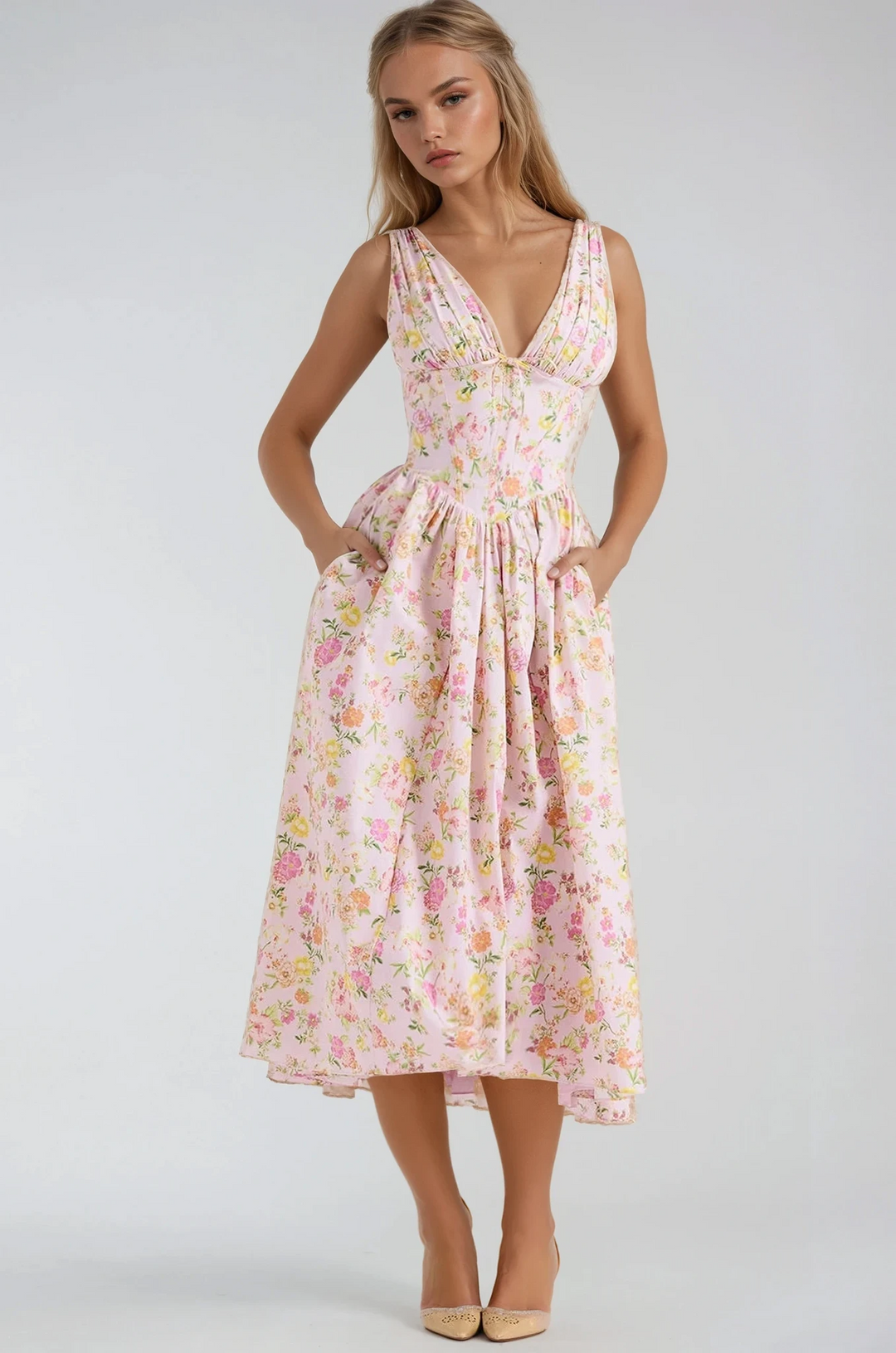 Rosea Elegante Sommerkleid