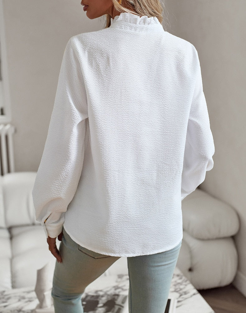 Belle| Elegante Polo-Bluse