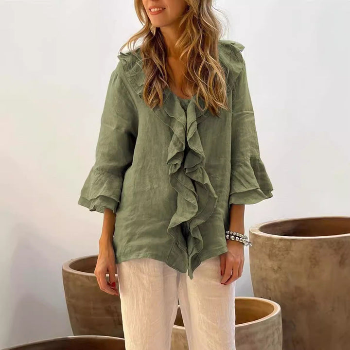 Lena | Gerippte Bluse