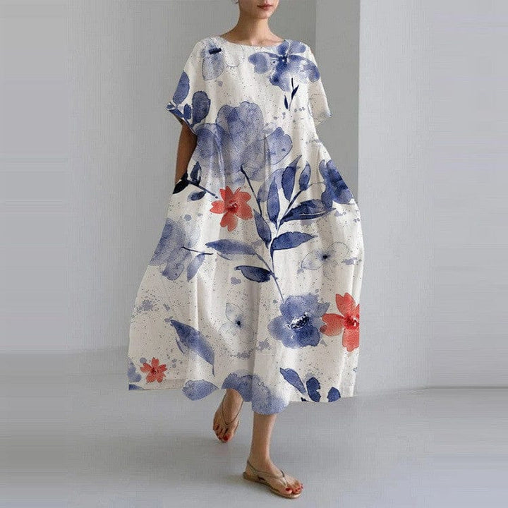 Edeltraud｜Elegantes Blumenkleid für Damen