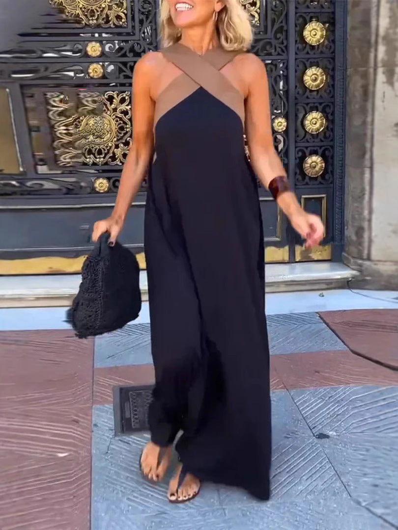 Nicole - Stilvolles Crossover-Ausschnitt-Kleid