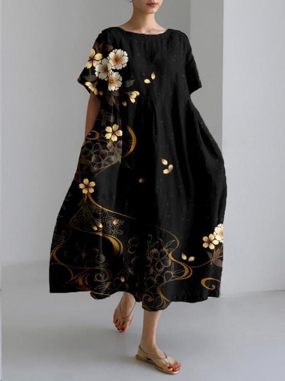 Edeltraud｜Elegantes Blumenkleid für Damen