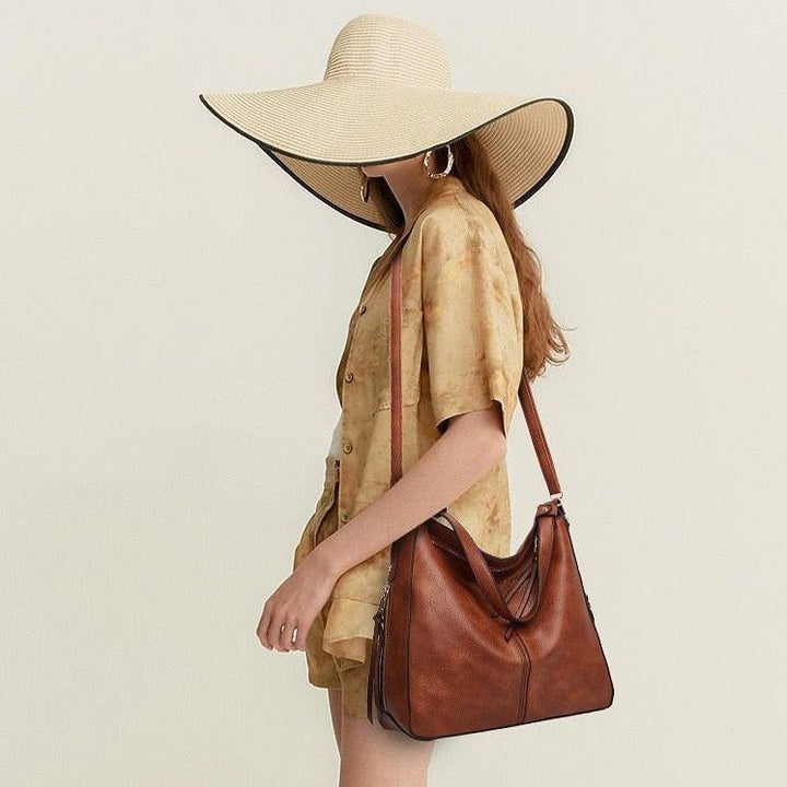 Brooklyn Tote Eleganz | Schultertasche mit großem Fassungsvermögen