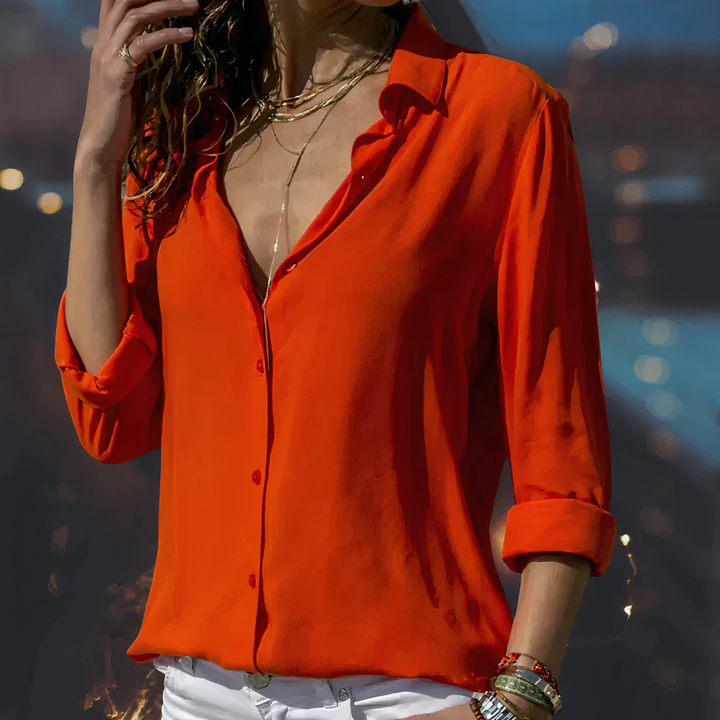 Alina | Elegante Chiffonbluse für Damen