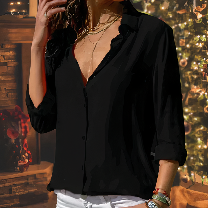 Alina | Elegante Chiffonbluse für Damen