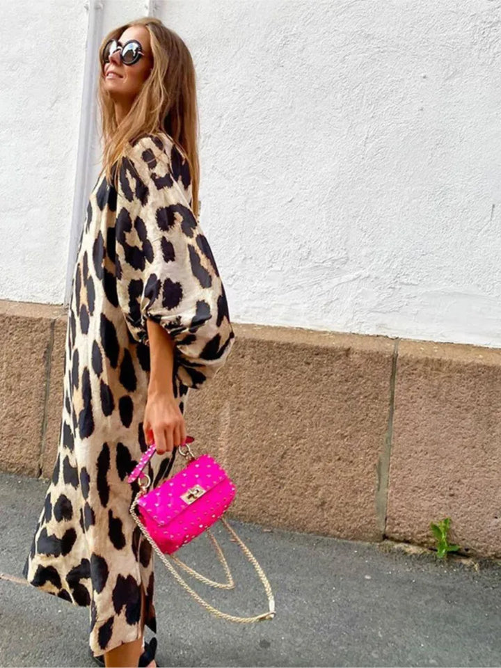 Lisa  - Leoparddruck Kleid