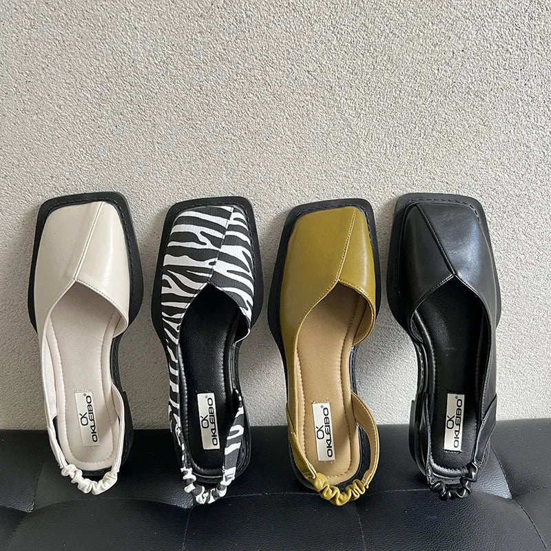 Lidiaâ | Slingback-Sandalen mit quadratischer Zehenpartie