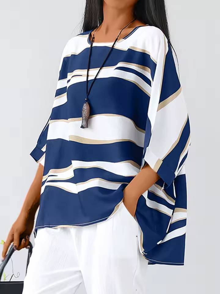 Aria - Stilvolle Bluse mit O-Ausschnitt