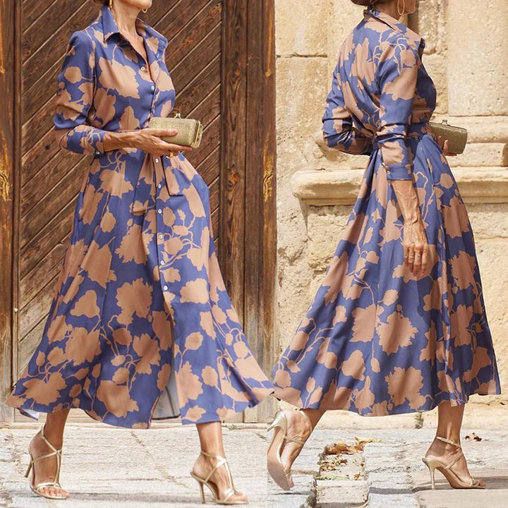 Lessa - Elegantes Kleid mit V-Ausschnitt