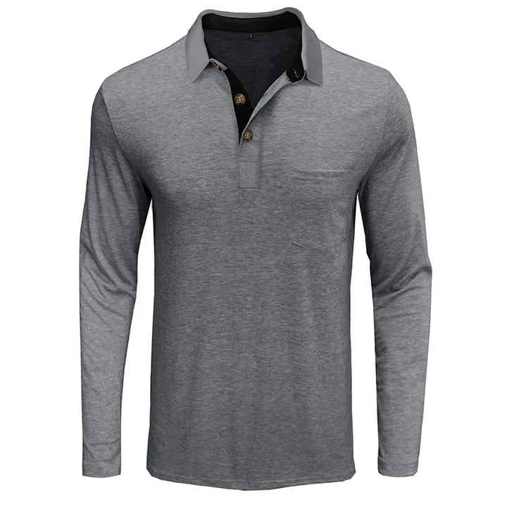 Baldur | Herren Langarmshirt in Unifarbe