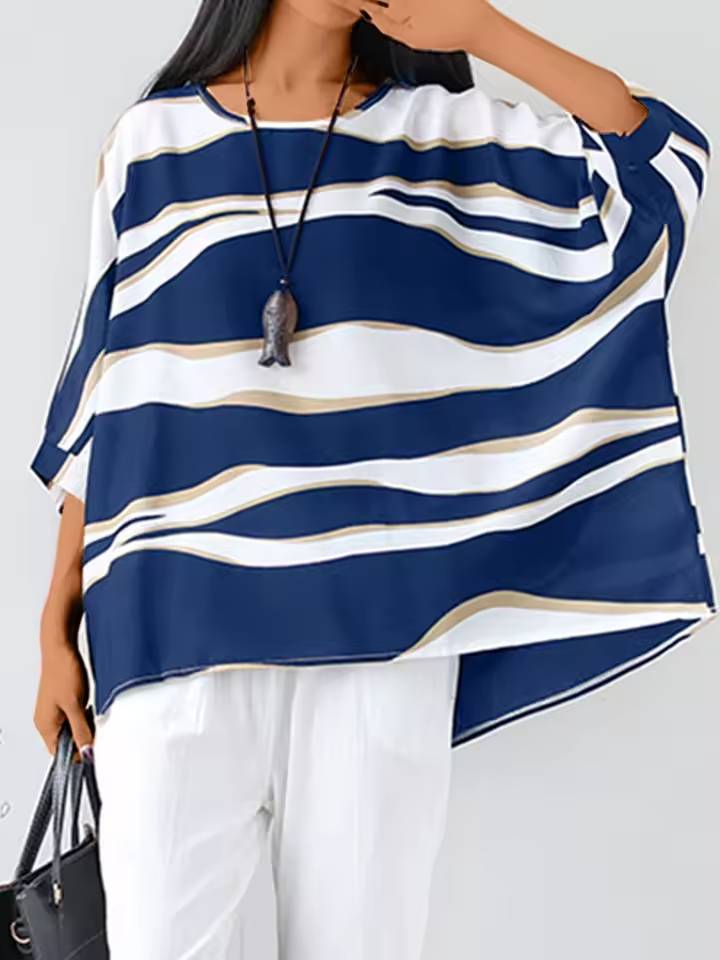 Aria - Stilvolle Bluse mit O-Ausschnitt