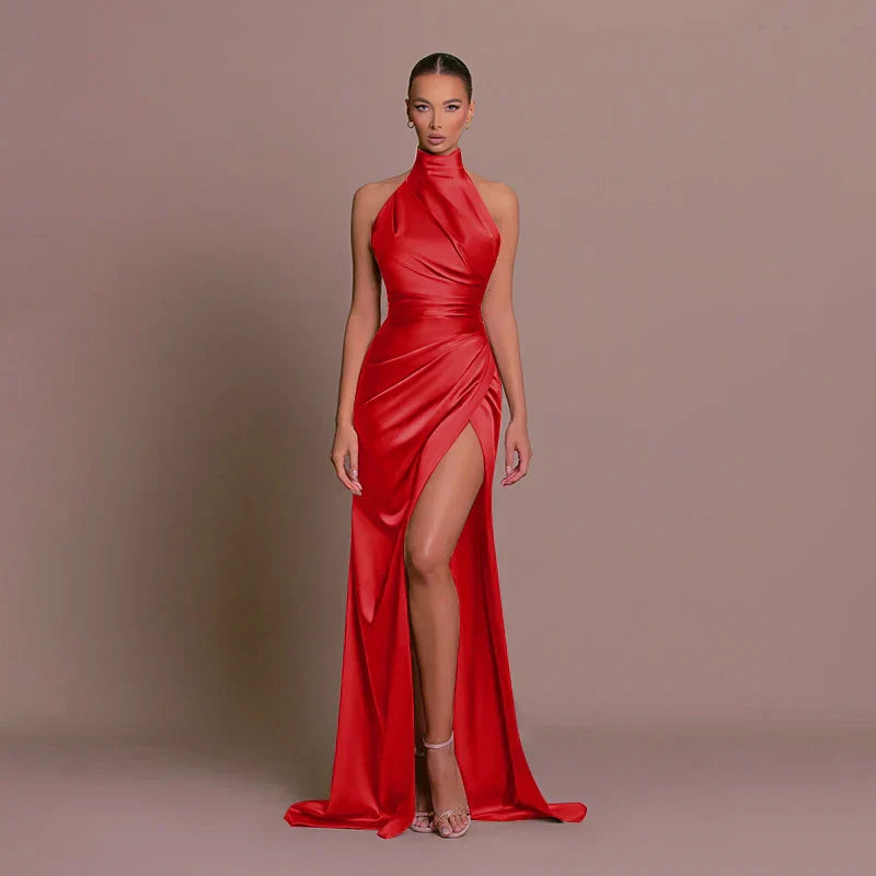 Cleo | Elegantes Kleid mit Schlitz