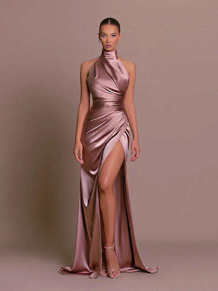 Cleo | Elegantes Kleid mit Schlitz