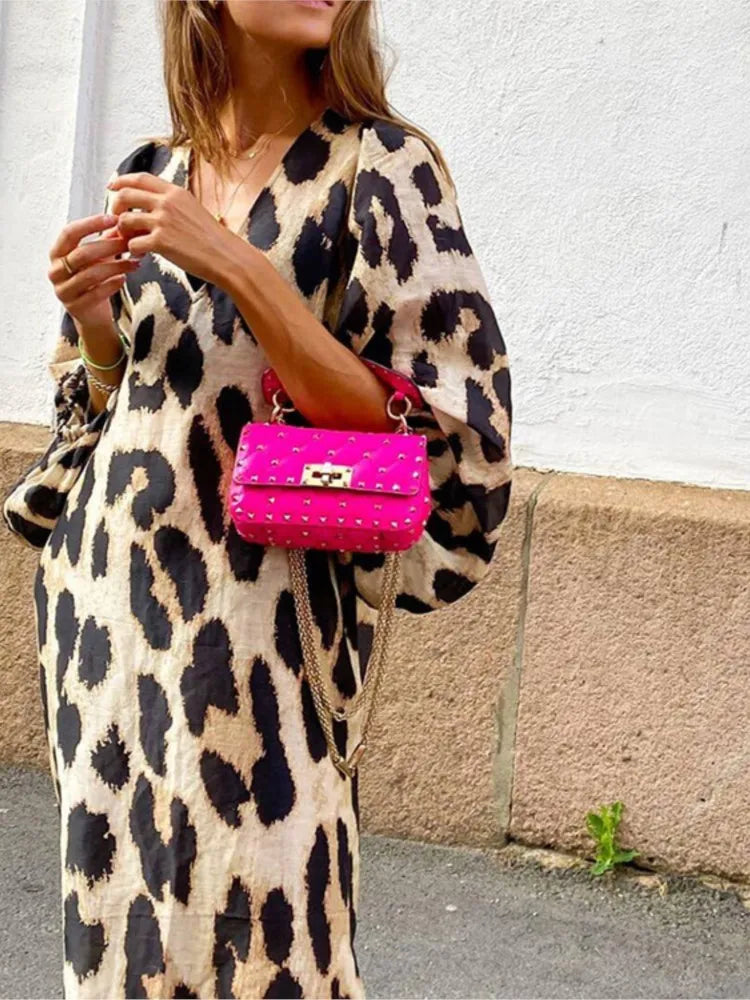 Lisa  - Leoparddruck Kleid