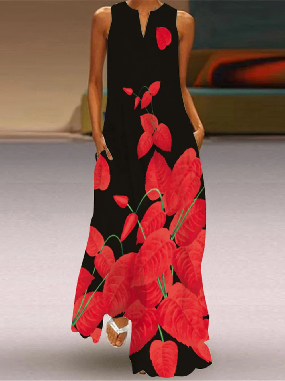Aurelia™ Schmetterlingsblüten A-Linien-Kleid