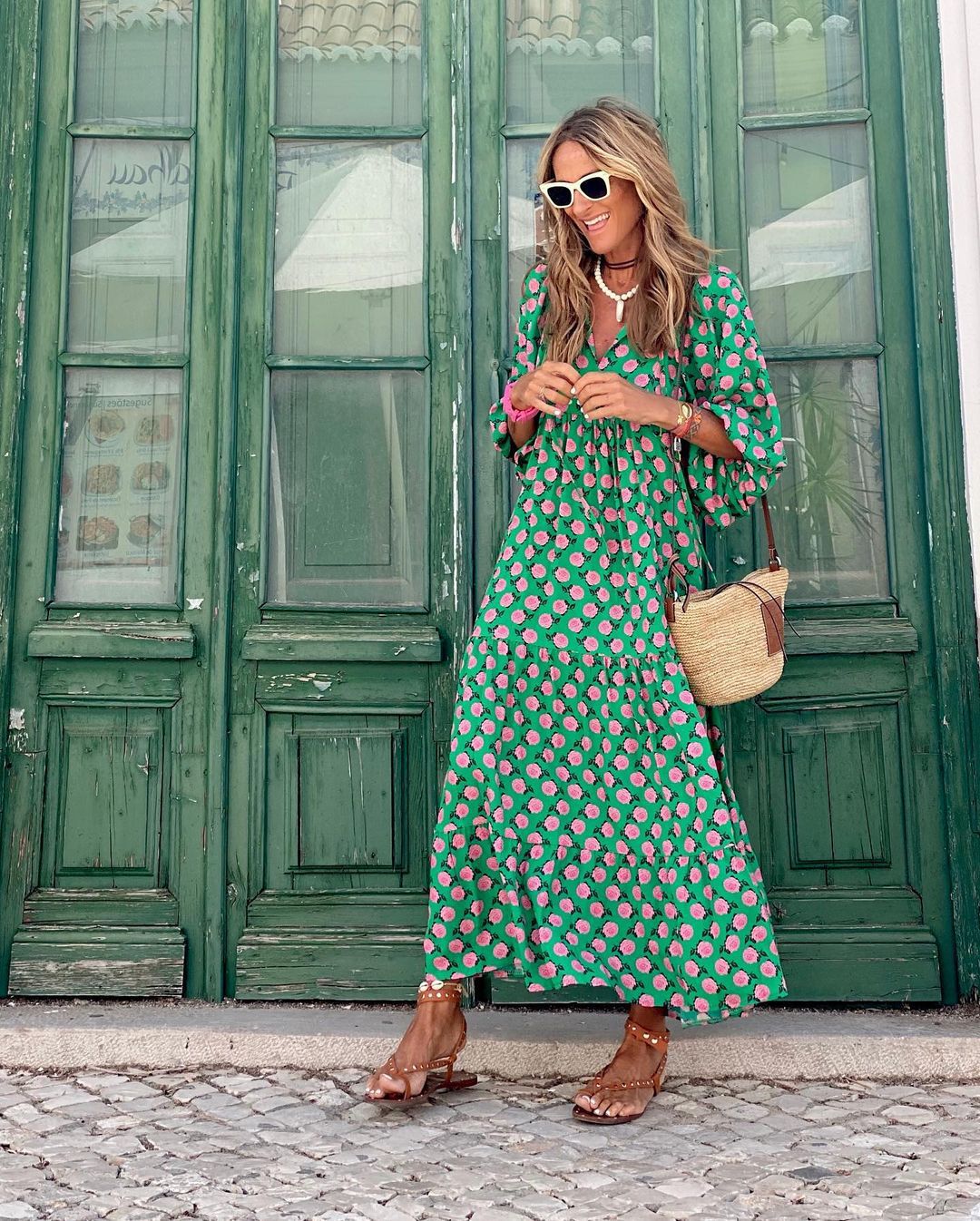 SUSAN  - BOHEMIAN LANGES KLEID SALE