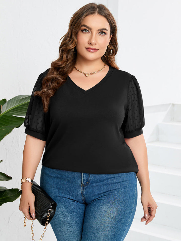 Rhianna | Elegantes Puffärmel-Top