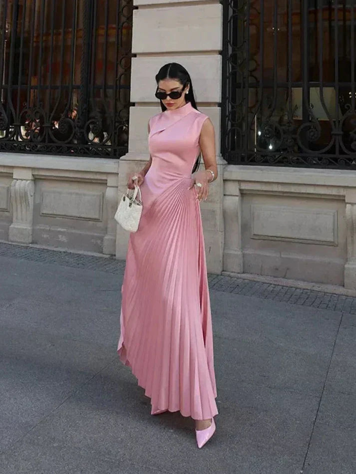 Ellison - Klassisches, Drapiertes Maxikleid