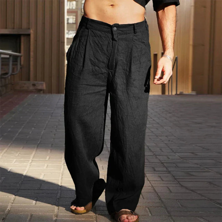 Dario | WEITE LEINENHOSE